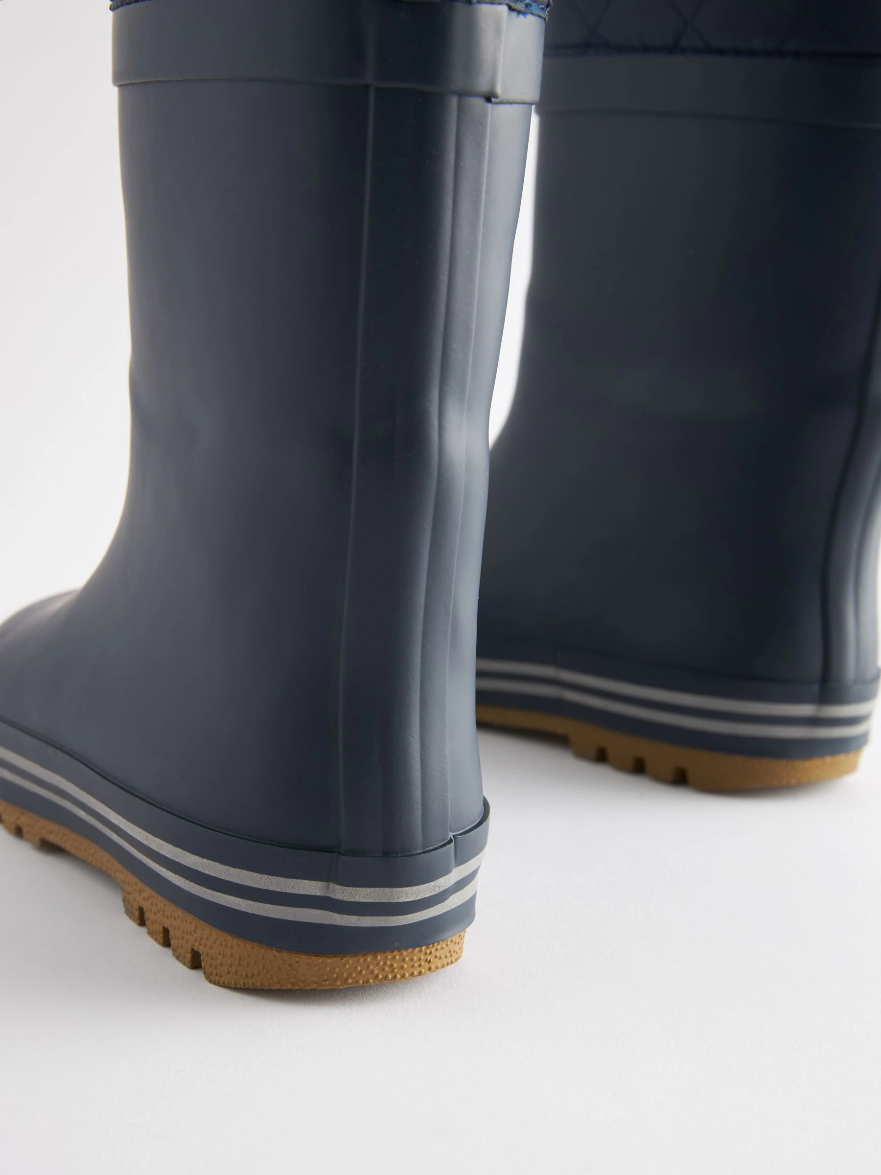 Marineblauw/blauw - Regenlaarzen met elastische boord