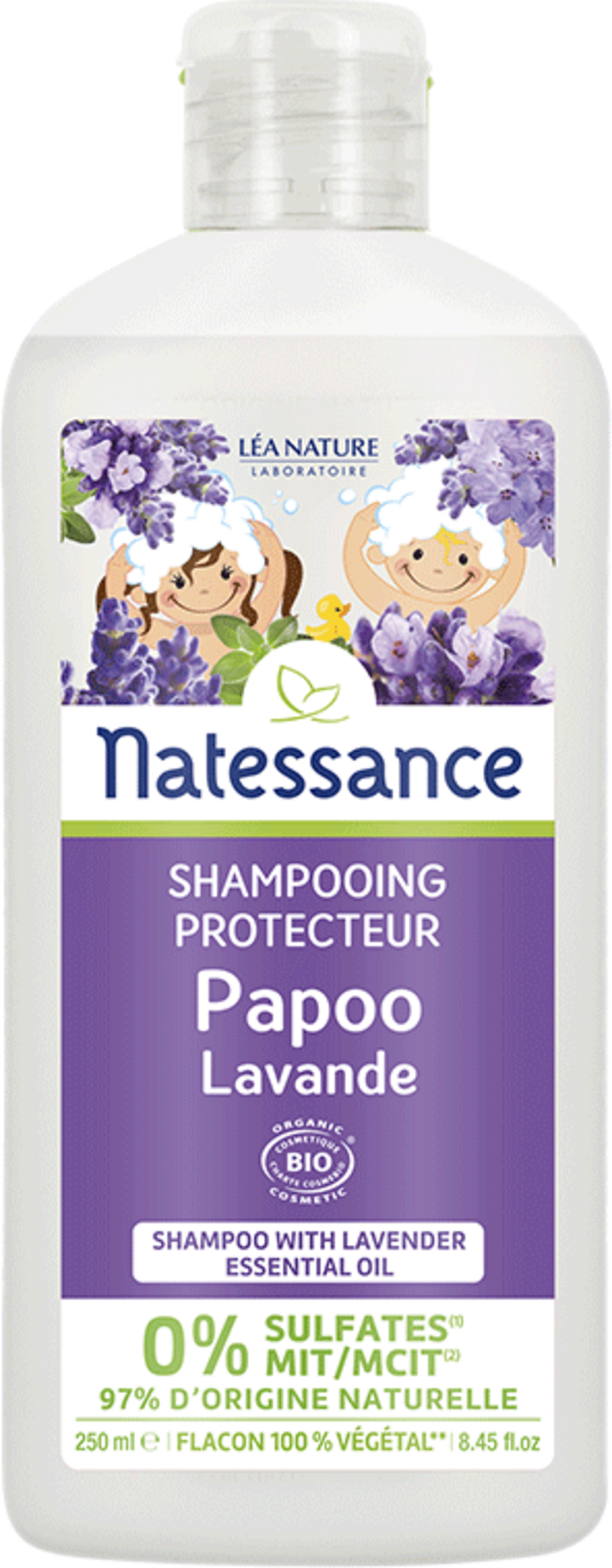 Natessance  Kids Schützendes Shampoo Papoo, 250 ml