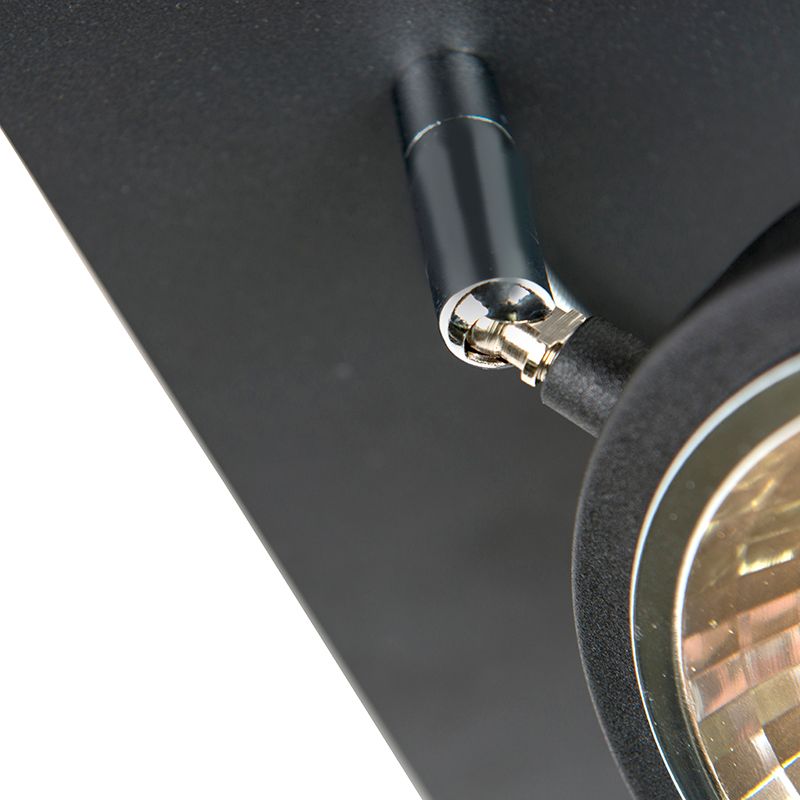 Design spot zwart 2-lichts verstelbaar - Nox