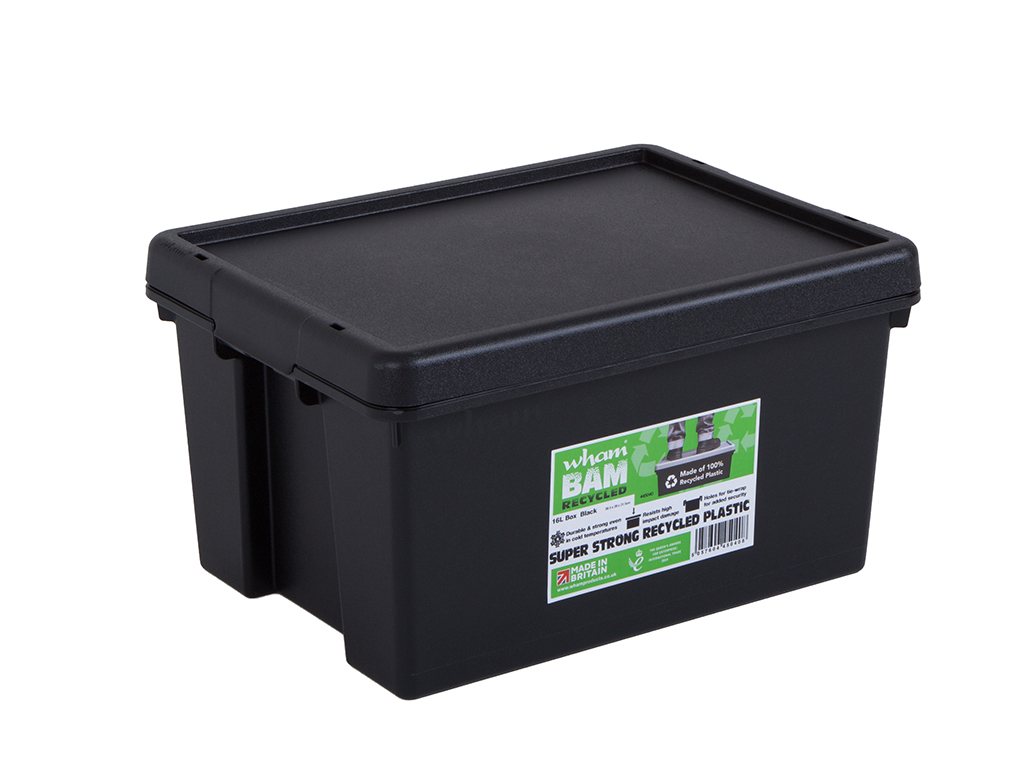 CAIXAS ARRUMAÇÃO WHAM PRETO 16L