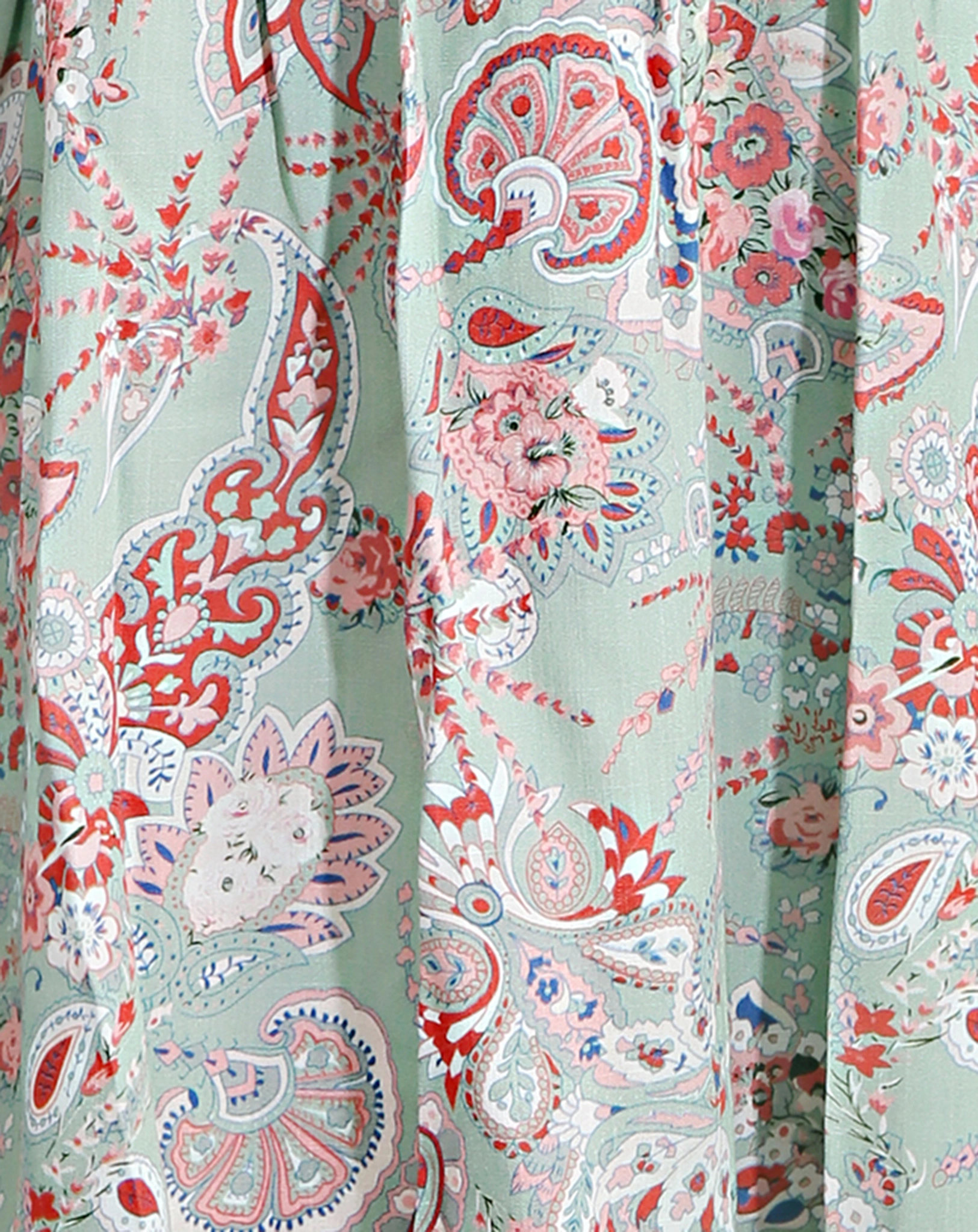 Kurzarm-Kleid FLORAL in green