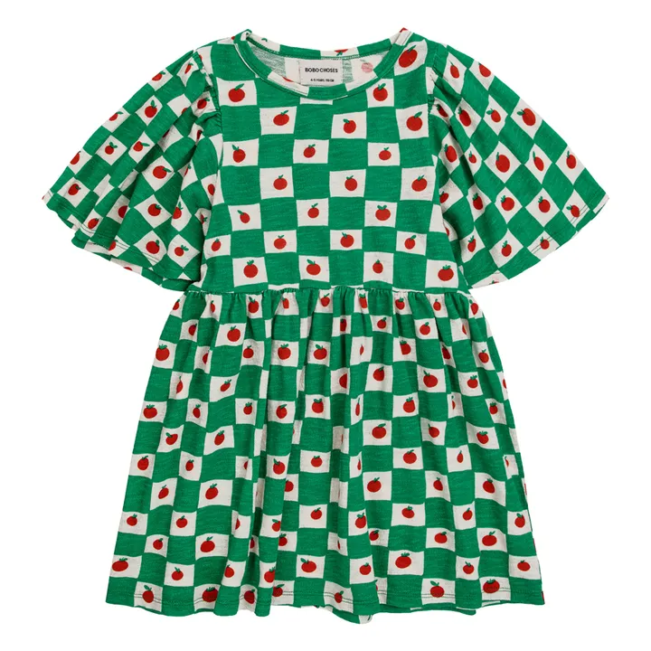 Bobo Choses Robe Coton Bio Tomates | Vert