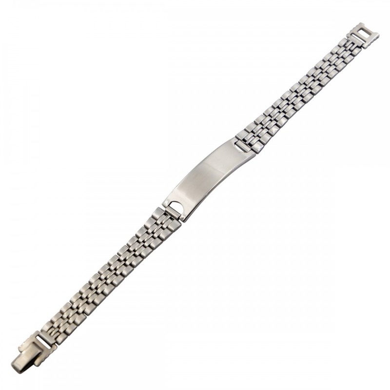 Gourmette Bracelet d'Homme en Acier