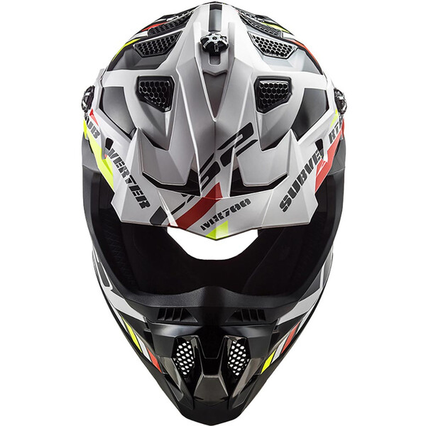 LS2 - Casque MX700 Subverter Evo II Stomp Noir / Blanc / Brillant