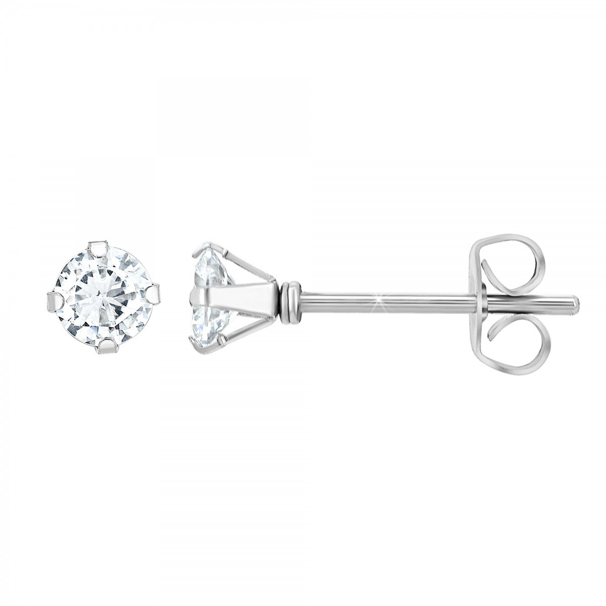 Boucles d'oreilles SC Crystal ornées d'un Cristal scintillant