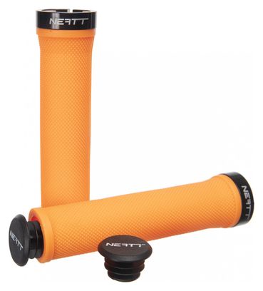 Paire de Grips Neatt One Lock Orange Néon