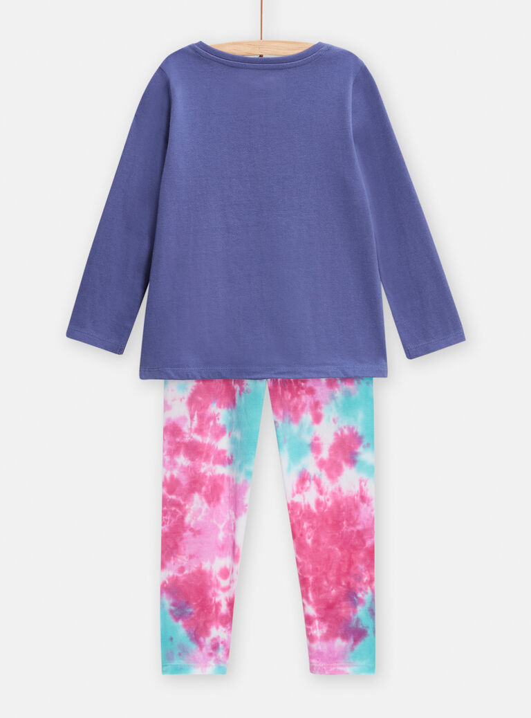 Pyjama phosphorescent animation licorne pour fille