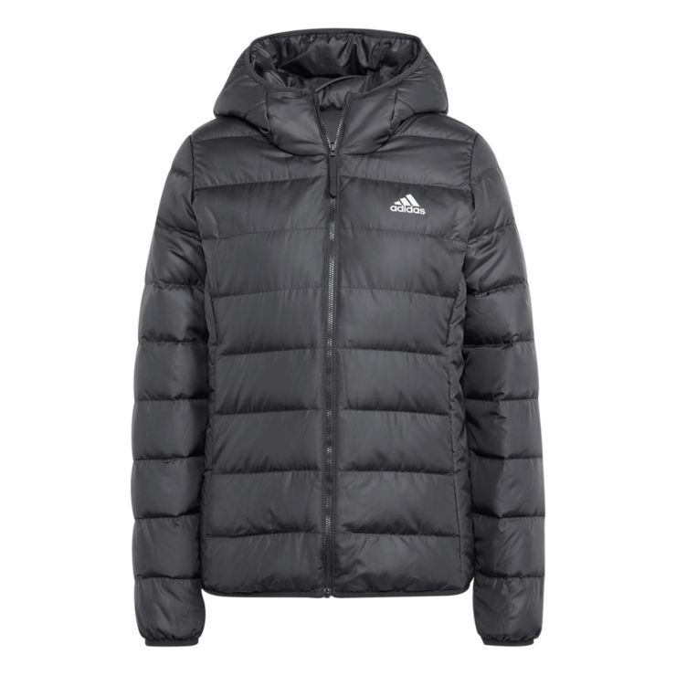 AdidasEssentials Light Down Hooded Jacket - schwarz