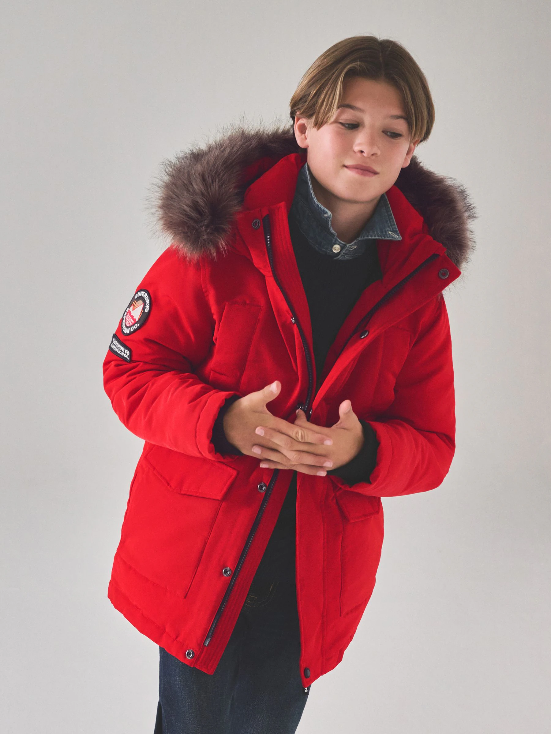 Rood - Superdry Everest parka