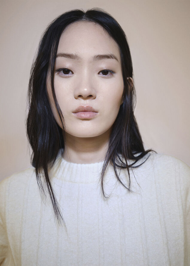 MANGO SWEATER. -- TALDON Light beige