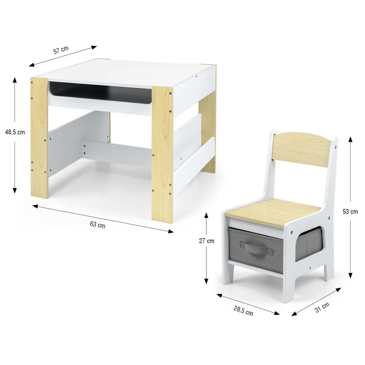 MILLY MALLY Table et Chaises Sven