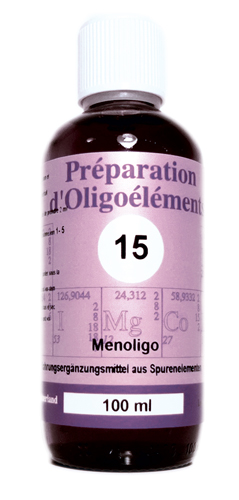 BIOLIGO POE 15 Menoligo Préparation d'oligoéléments/Yam Lös Fl 100 ml