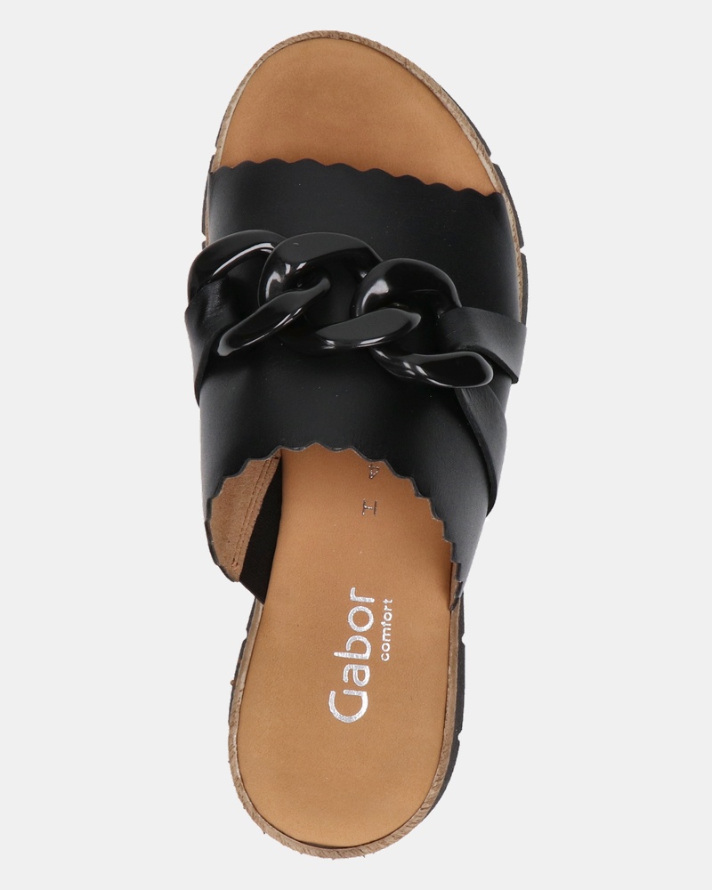 Gabor Nappa Slippers  - zwart