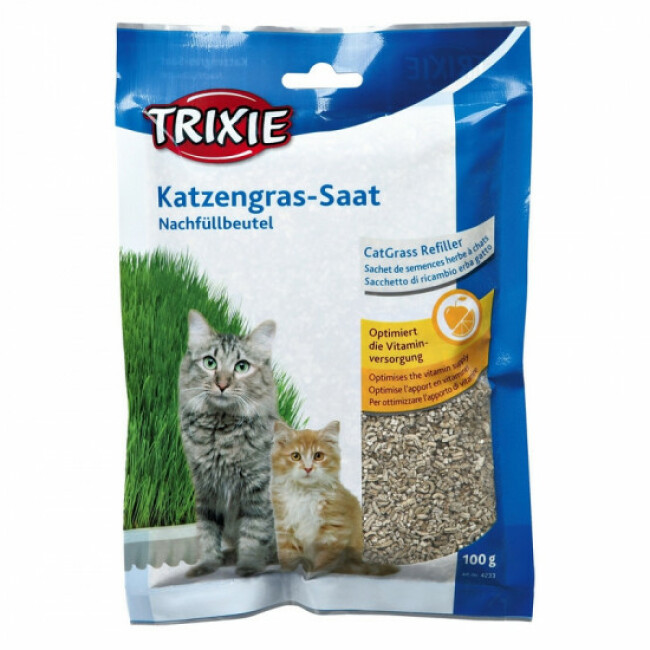 Sachet de semences d'herbe à chat tendre Trixie