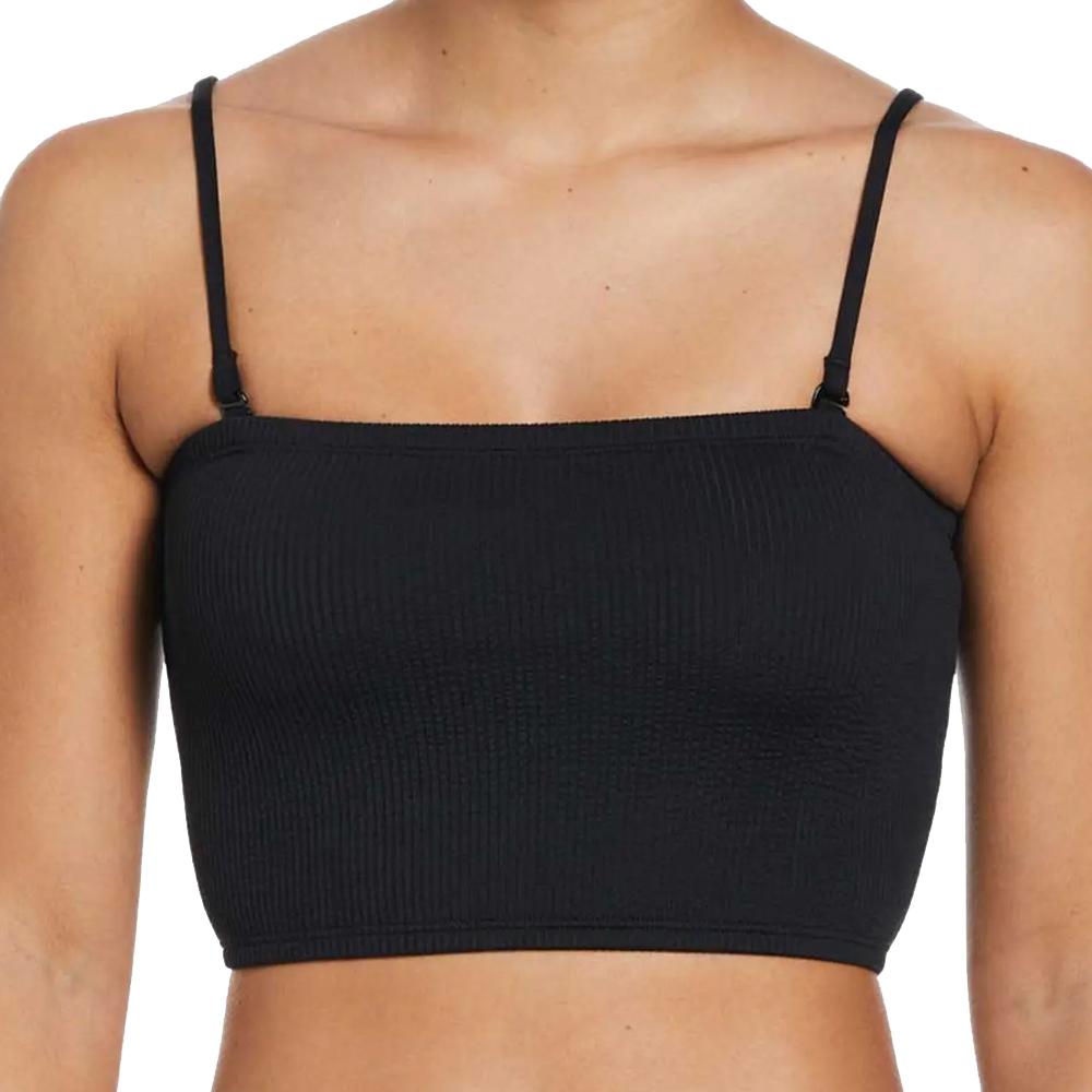 Nike Haut de maillot de bain Noir Femme Nike Bandeau Midkini