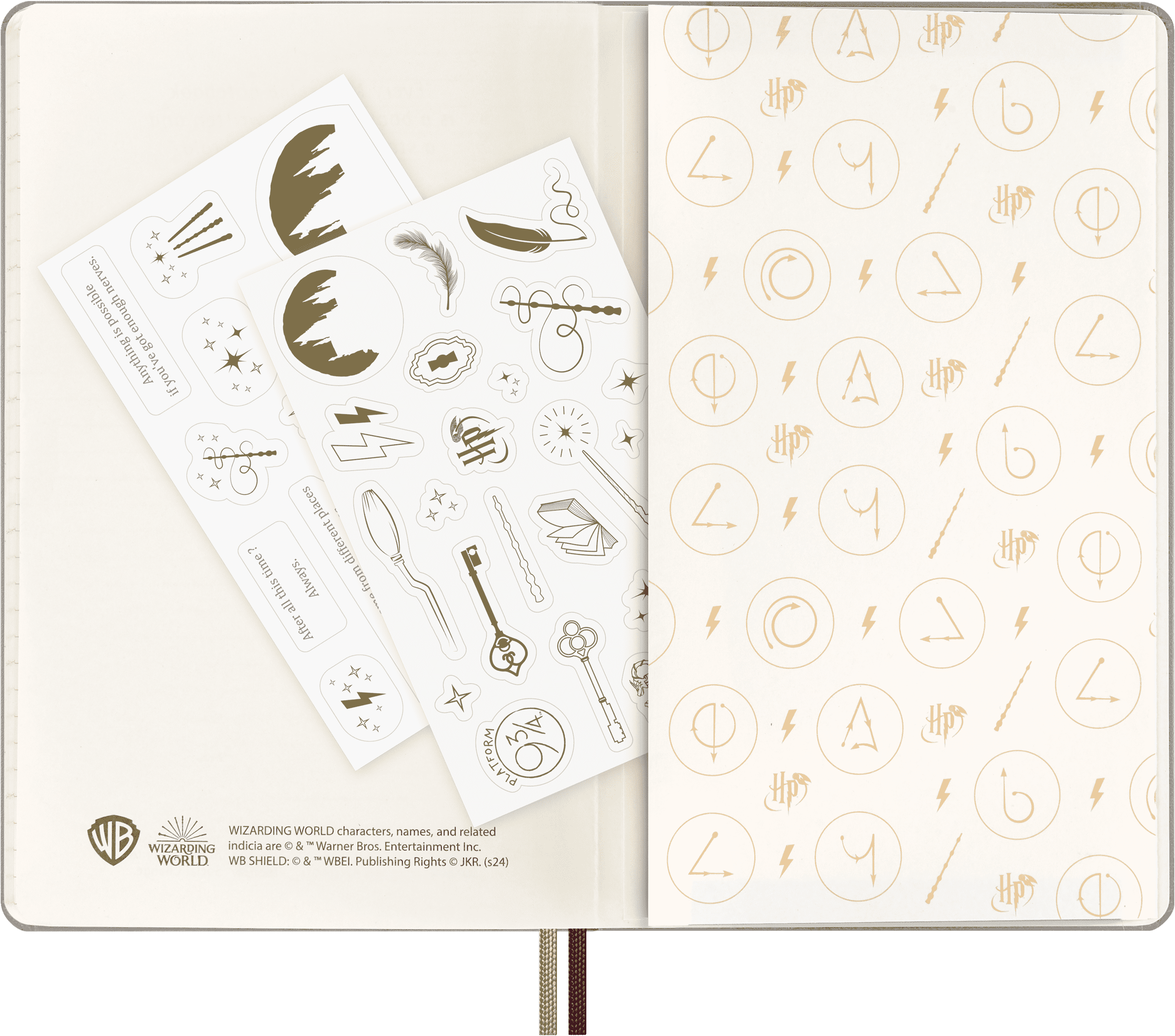 Wizarding World Harry Potter Limited Edition 12-Month Weekly Notebook Diary/Planner, Large Hard