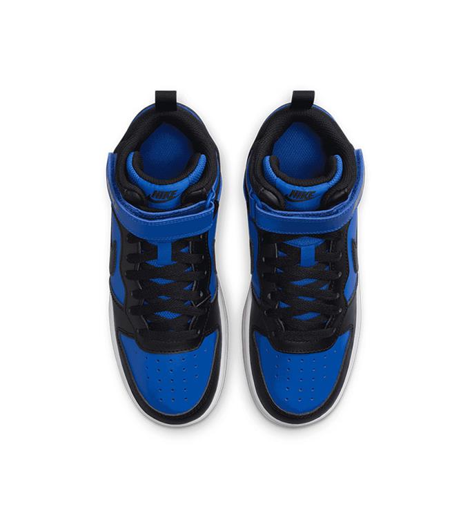 Nike Court Borough Mid 2 CD7782 GAME-ROYAL-BLACK-WHITE