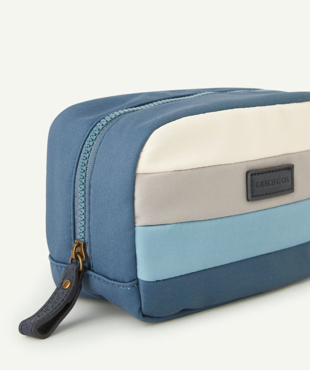 GRECH & CO.TROUSSE BLEUE IMPERMÉALE ENFANT EN FIBRES RECYCLÉES