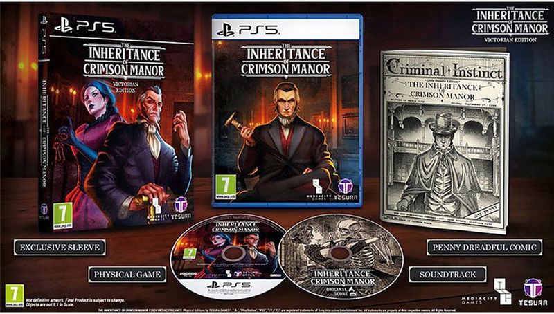 The Inheritance of Crimson Manor - Victorian Edition - PC Game - Gothic Horror