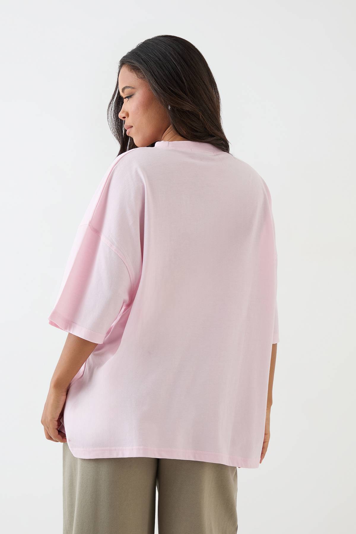 T-shirt Oversize Brodé Script Dsgn Studio