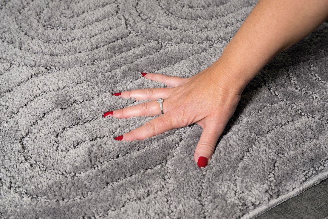 Sapho Rist anti-slip badmat 50x80cm grijs