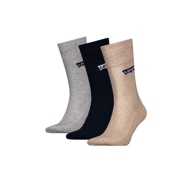 Levi's-3-pack effen sokken logo - Levi's