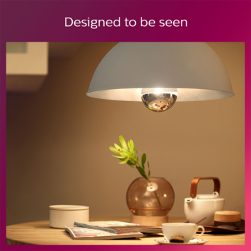 Philips LED globe E27 50W spiegel dimbaar