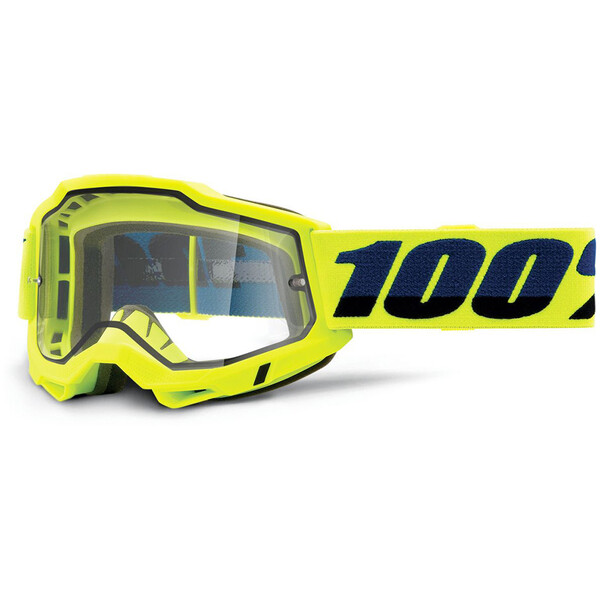 100% - Masque Accuri 2 double écran Jaune / Bleu