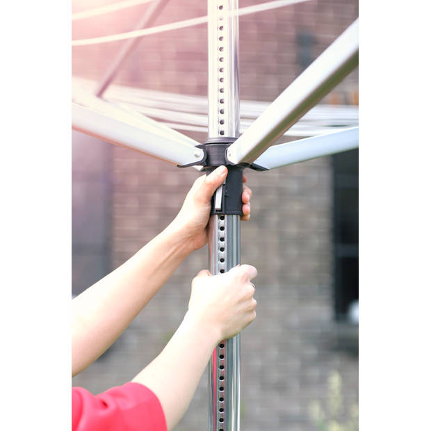 Brabantia Lift-o-Matic droogmolen - 60 meter - met metalen grondanker