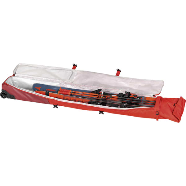 Housse ski ATOMIC RS DOUBLE SKI WHEELIE RED/RIO RED