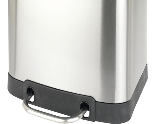 Wenko pedaalemmer Easy Close 6 l antraciet metallic