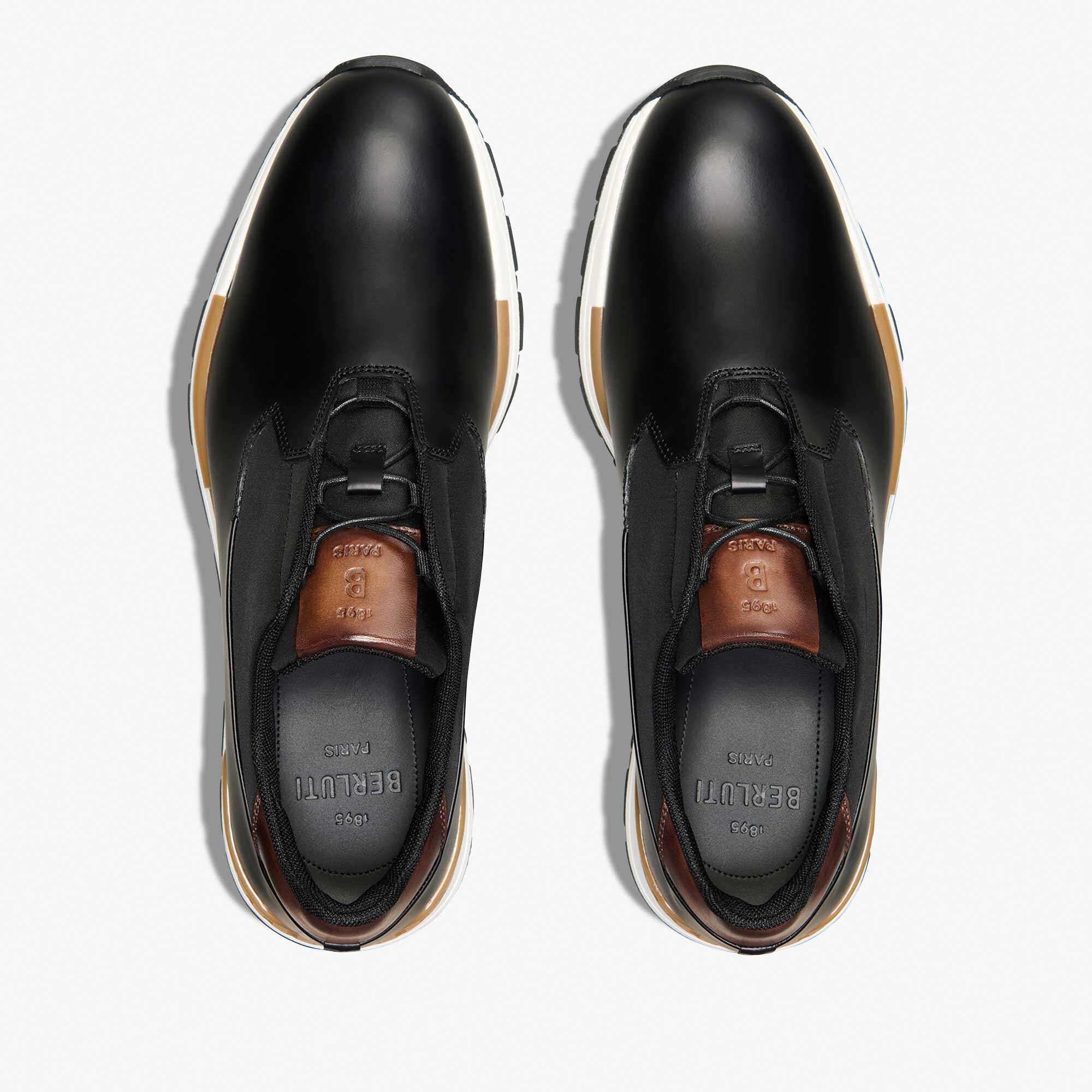 Sneaker Fast Track En Cuir De Veau Glace