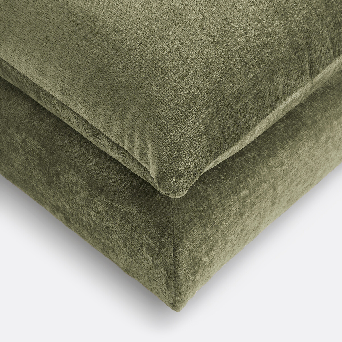 LA REDOUTE INTERIORS<br>Puff modulável, veludo texturizado, Malo