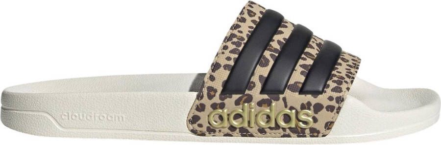 ADIDAS PERFORMANCE Muiltjes 'Adilette Shower' beige bruin goud zwart wit
