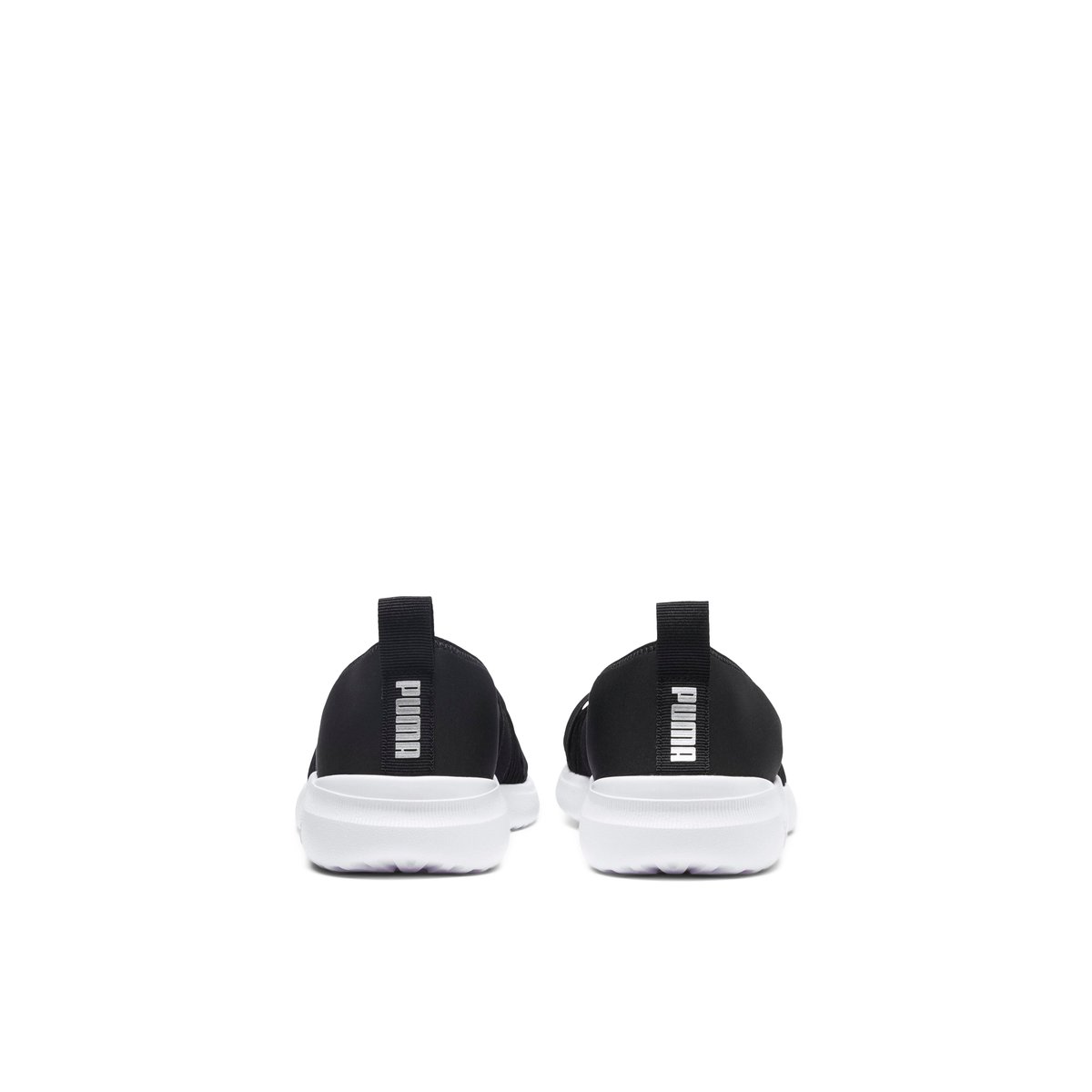 PUMA-Adelina-Baskets - Talon plat - Noir