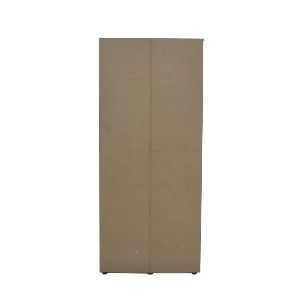 Interiax Kledingkast 'Lena' - Sonoma Eik - 4 Deurs - 185x160x52cm