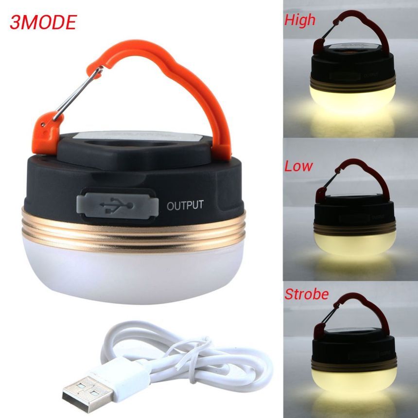 HOMTEC - USB oplaadbare LED-kampeerlamp