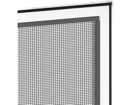 Insectenhor aluminium telescopische deur wit 100x215 cm