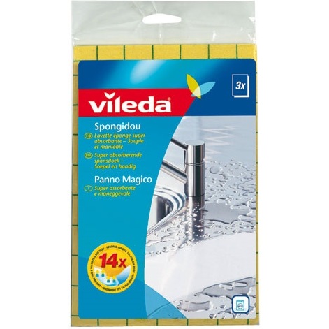 Lavette - essuie-tout Vileda Spongidou - Lot de 3
