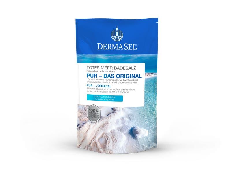 DermaSel Badesalz    Pur 500 g Das Original