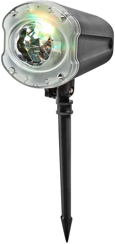 Nedis - LED- en Laserprojector - Prikspot - Grondspot - Binnen & Buiten - IP44 - Incl. 5m Snoer