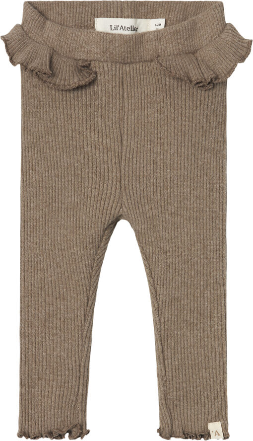 Lil' Atelier NBFSOPHIA SIA SLIM LEGGING LIL Shitake