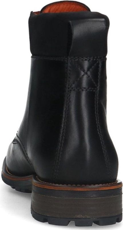 Van Lier - Heren - Zwarte leren veterboots