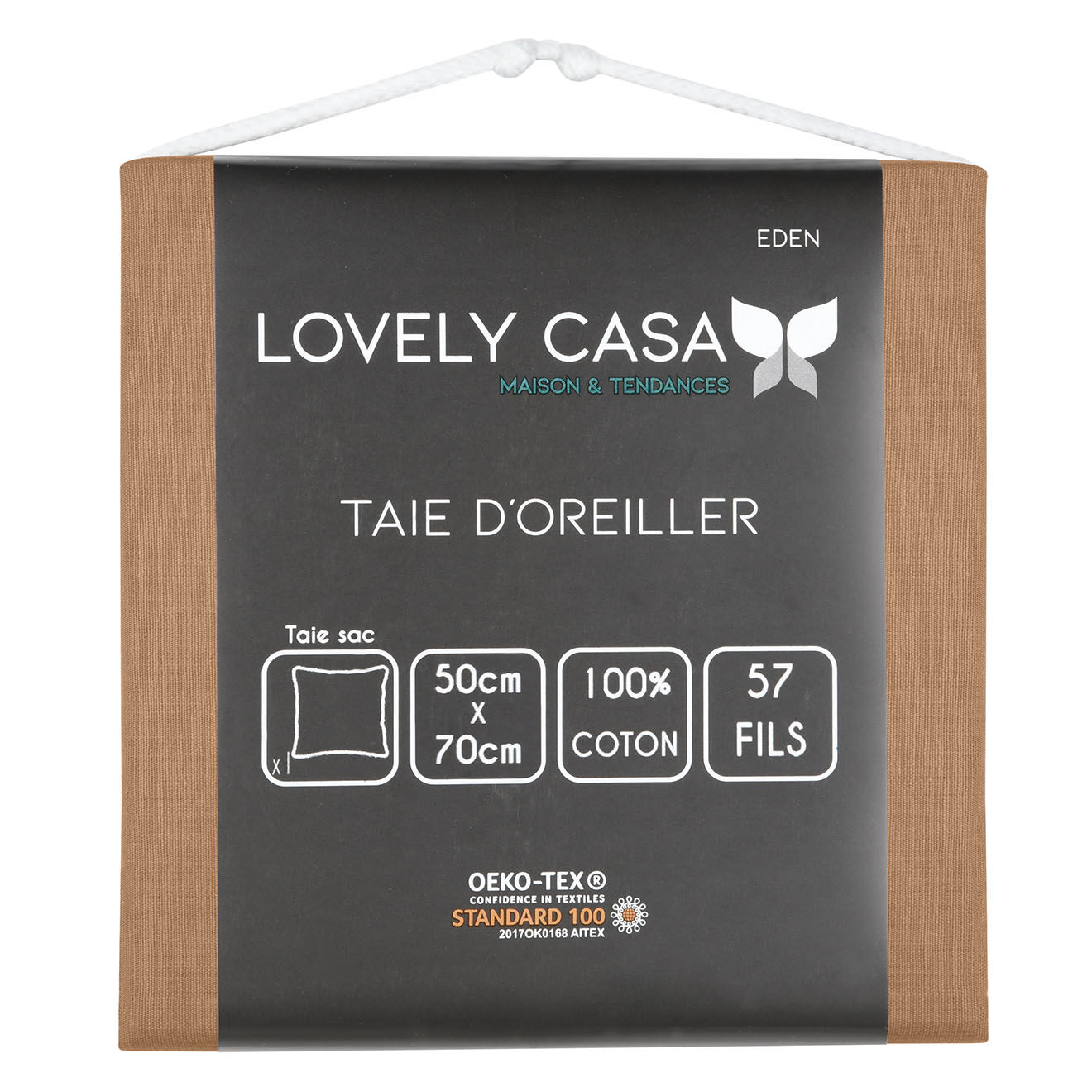 Stof 2 Taies d'oreiller Eden curry