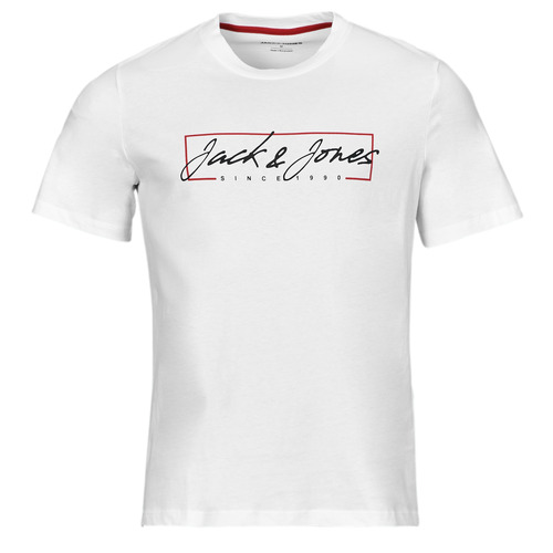 Jack & Jones - JJZURI TEE SS CREW NECK - Blanc