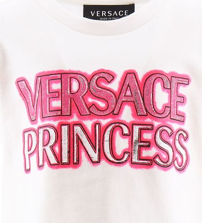 Versace T-Shirt - Weiß/Pink