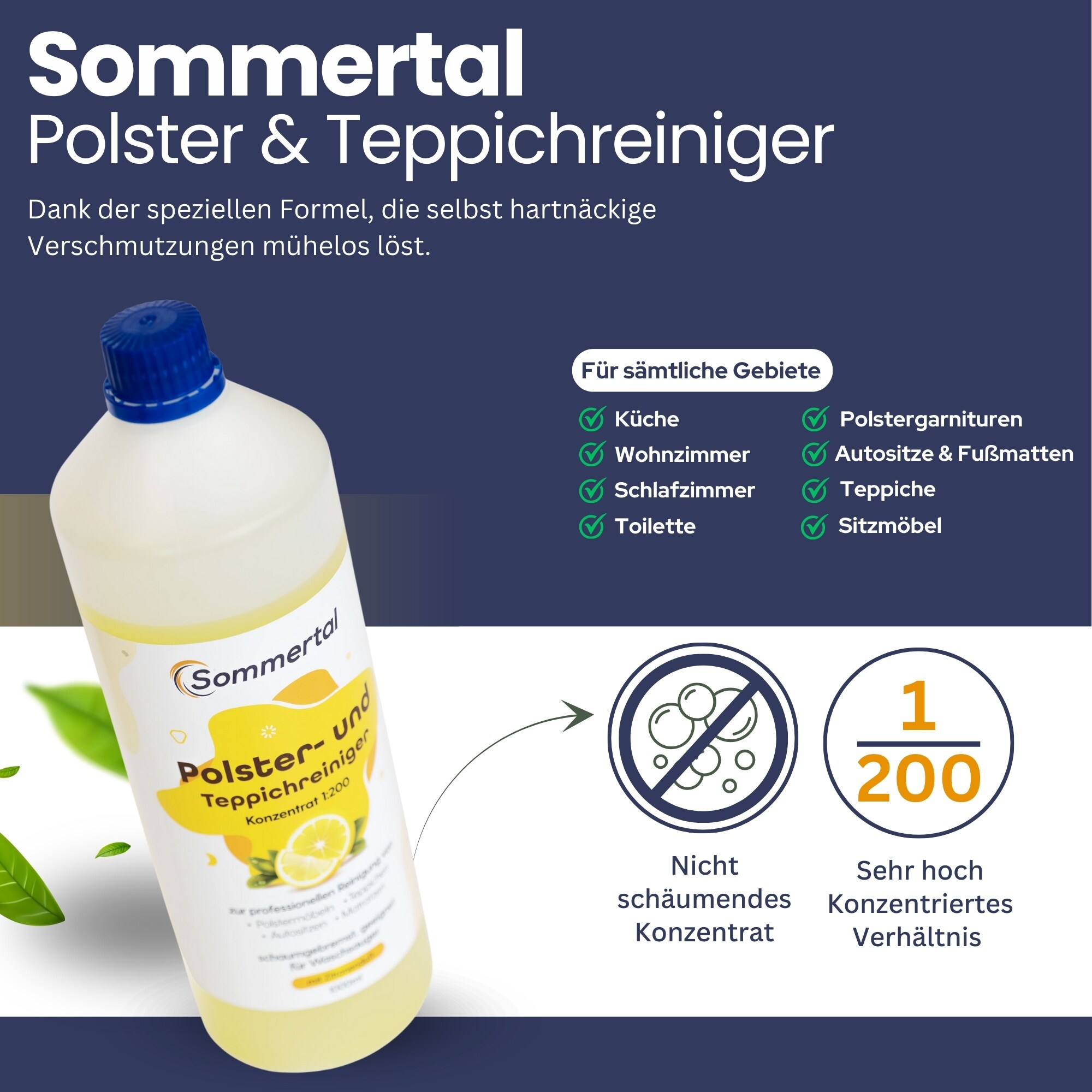 ALBATROS Waschsauger Polster Hydro 7500 + 2l Reinigungs-Shampoo - 4in1 Polsterreiniger, Beutellos + Teppich-Reinigungsmaschine, 5-TLG Komplett-Set, Vergleichssieger Note: Sehr Gut (09/2020)