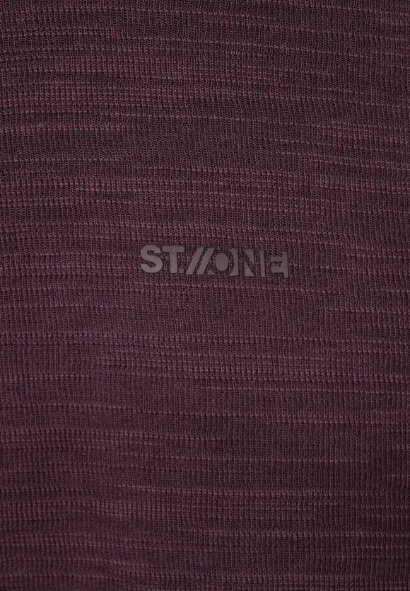Winterslub Langarmshirt - ink red