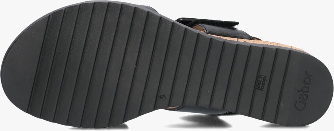 GABOR zwarte gabor sandalen 752