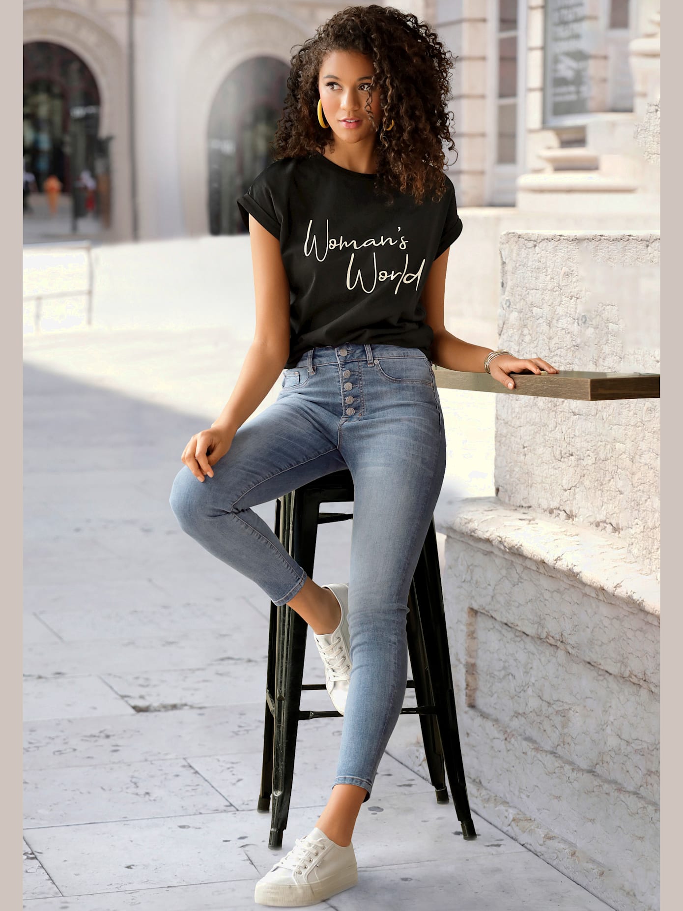 T-shirt encolure ronde